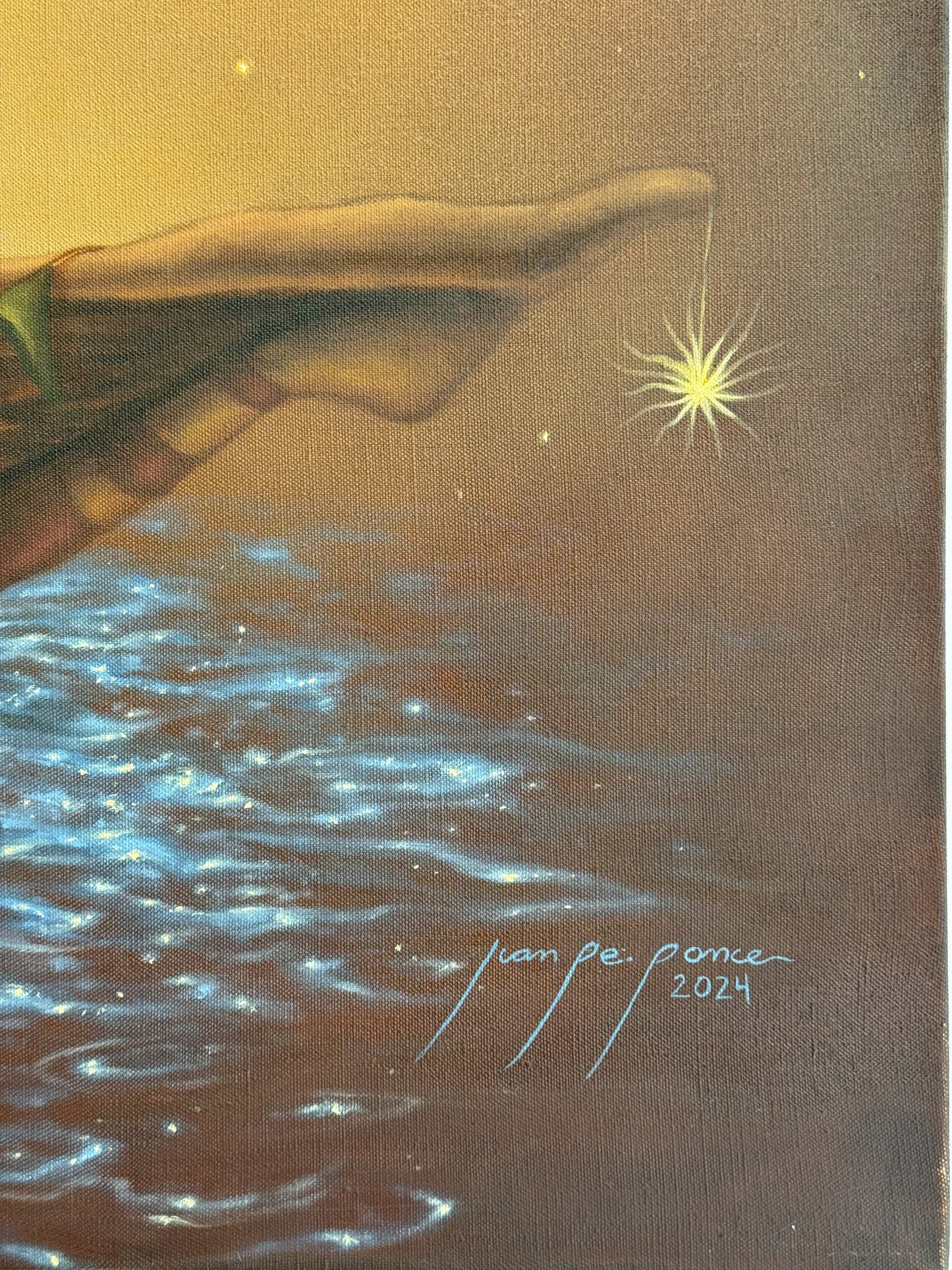 Juan Pedro Ponce – Viaje en Abra / Óleo  sobre lino – 150 x 120 cm – 1/1