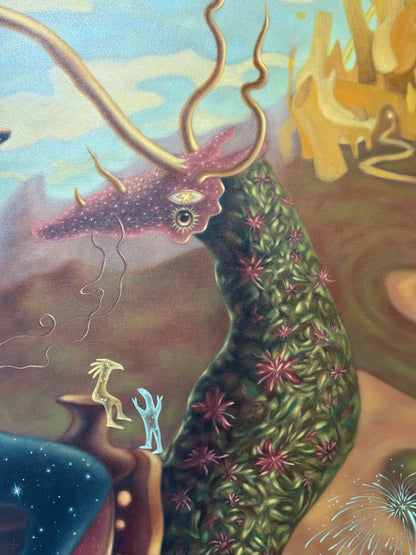 Juan Pedro Ponce – Unidad Sincretista / Óleo  sobre tela – 180 x 150 cm – 1/1