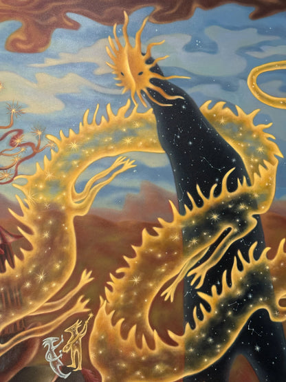 Juan Pedro Ponce – Unidad de Consciencia / Óleo  sobre tela – 180 x 150 cm – 1/1