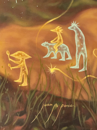 Juan Pedro Ponce – Unidad de Consciencia / Óleo  sobre tela – 180 x 150 cm – 1/1