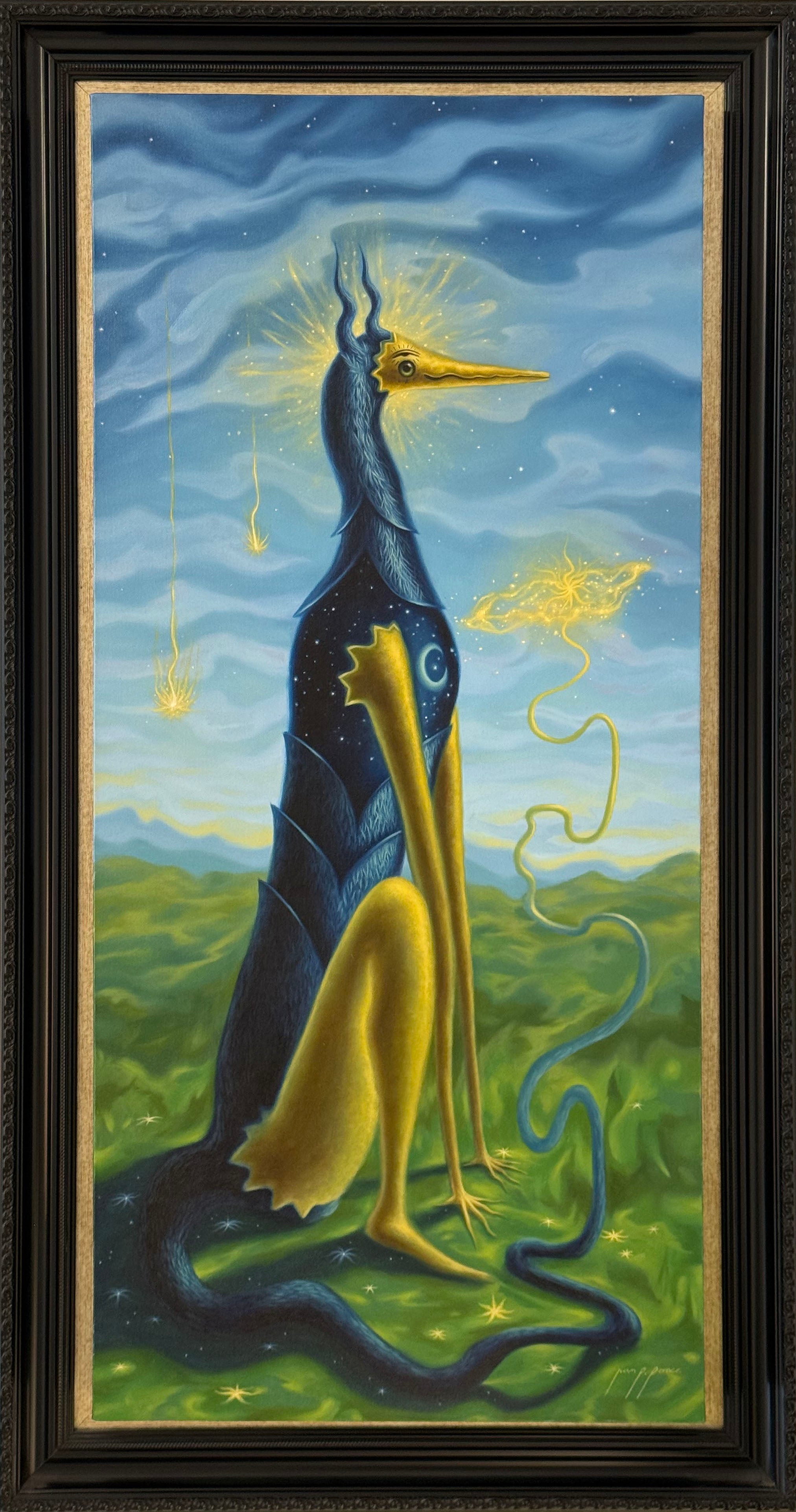Juan Pedro Ponce – Perrito Guardian / Óleo  sobre tela – 50 x 110 cm – 1/1