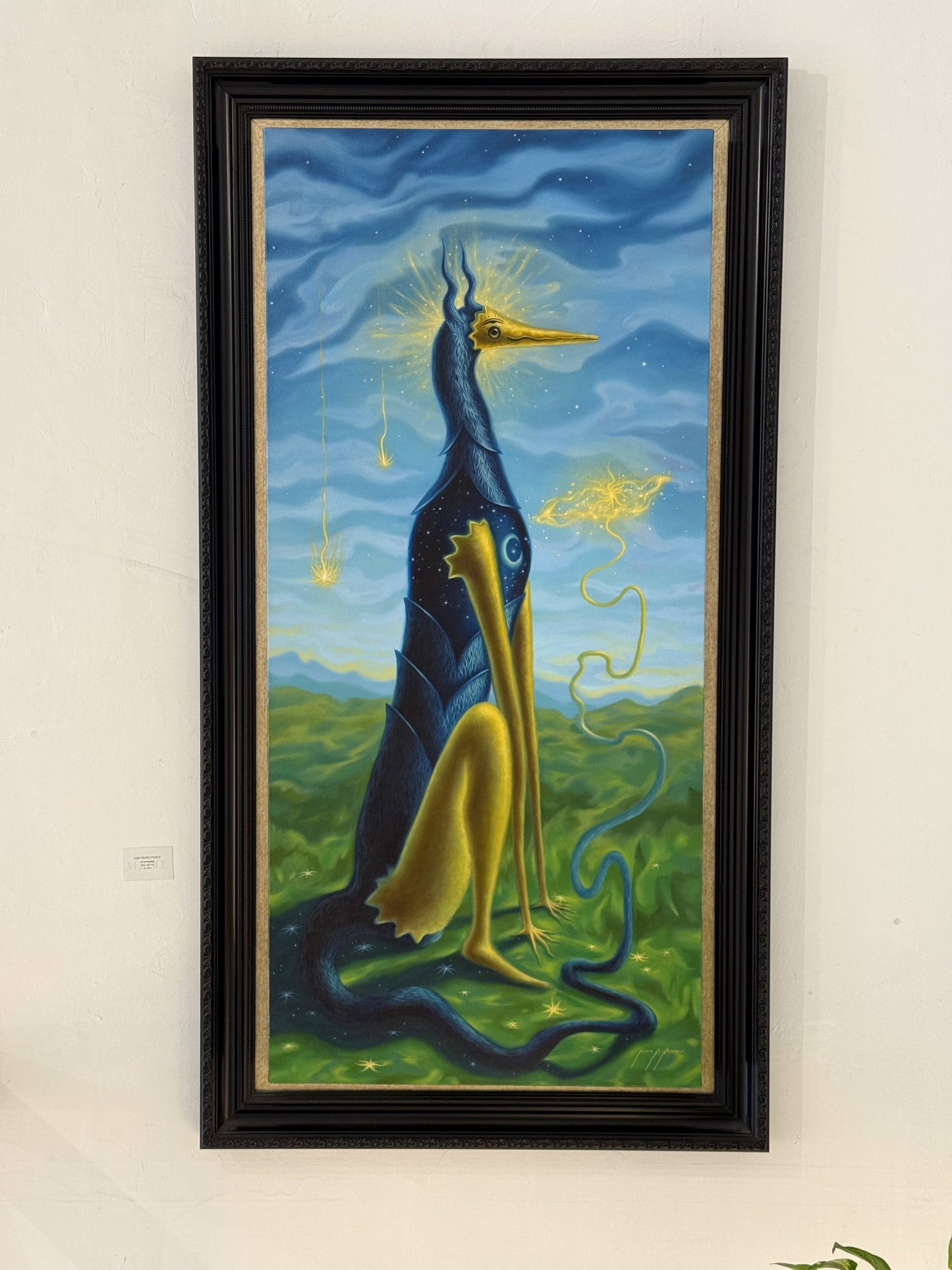 Juan Pedro Ponce – Perrito Guardian / Óleo  sobre tela – 50 x 110 cm – 1/1