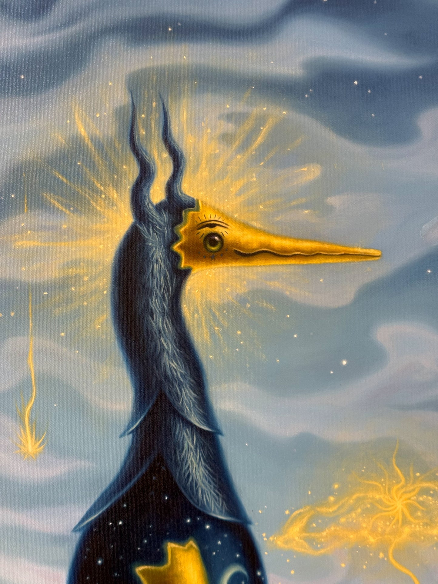 Juan Pedro Ponce – Perrito Guardian / Óleo  sobre tela – 50 x 110 cm – 1/1