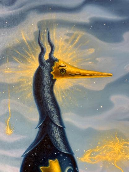 Juan Pedro Ponce – Perrito Guardian / Óleo  sobre tela – 50 x 110 cm – 1/1