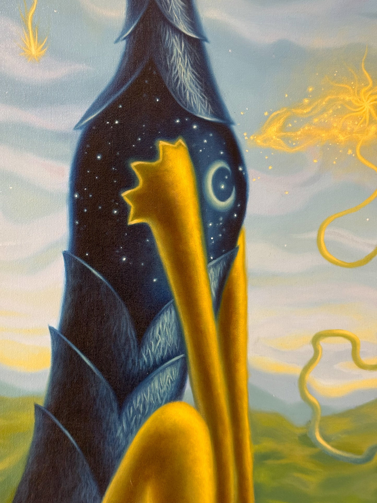 Juan Pedro Ponce – Perrito Guardian / Óleo  sobre tela – 50 x 110 cm – 1/1