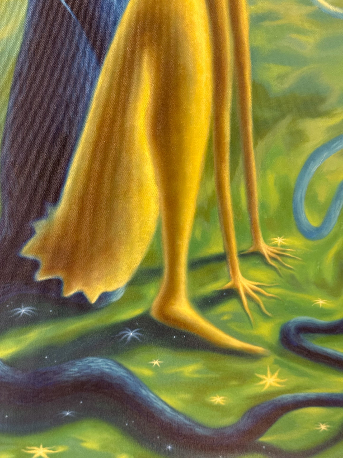 Juan Pedro Ponce – Perrito Guardian / Óleo  sobre tela – 50 x 110 cm – 1/1