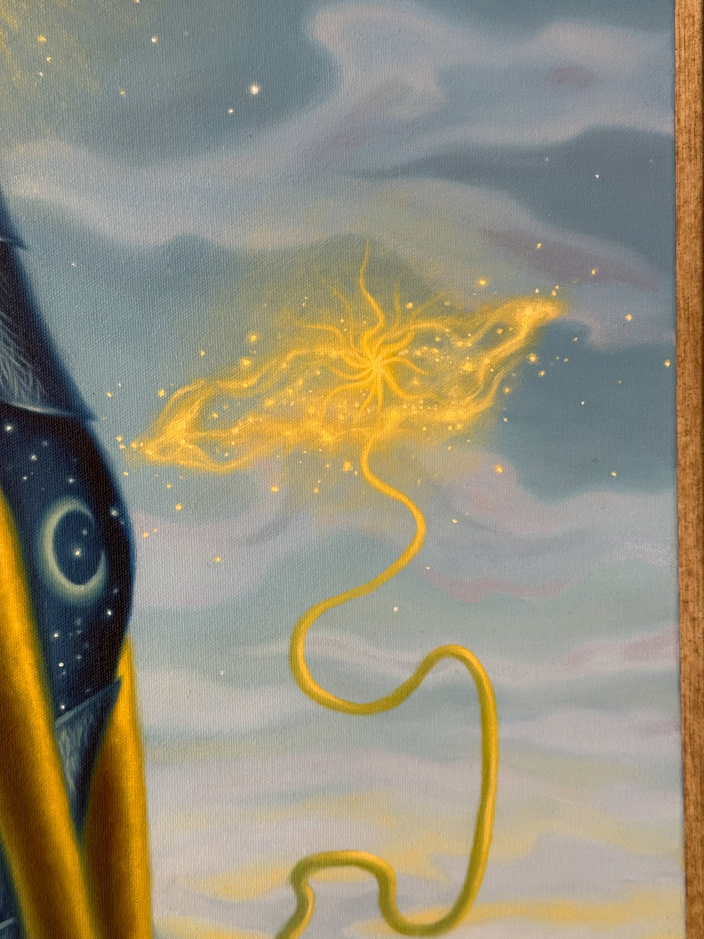Juan Pedro Ponce – Perrito Guardian / Óleo  sobre tela – 50 x 110 cm – 1/1