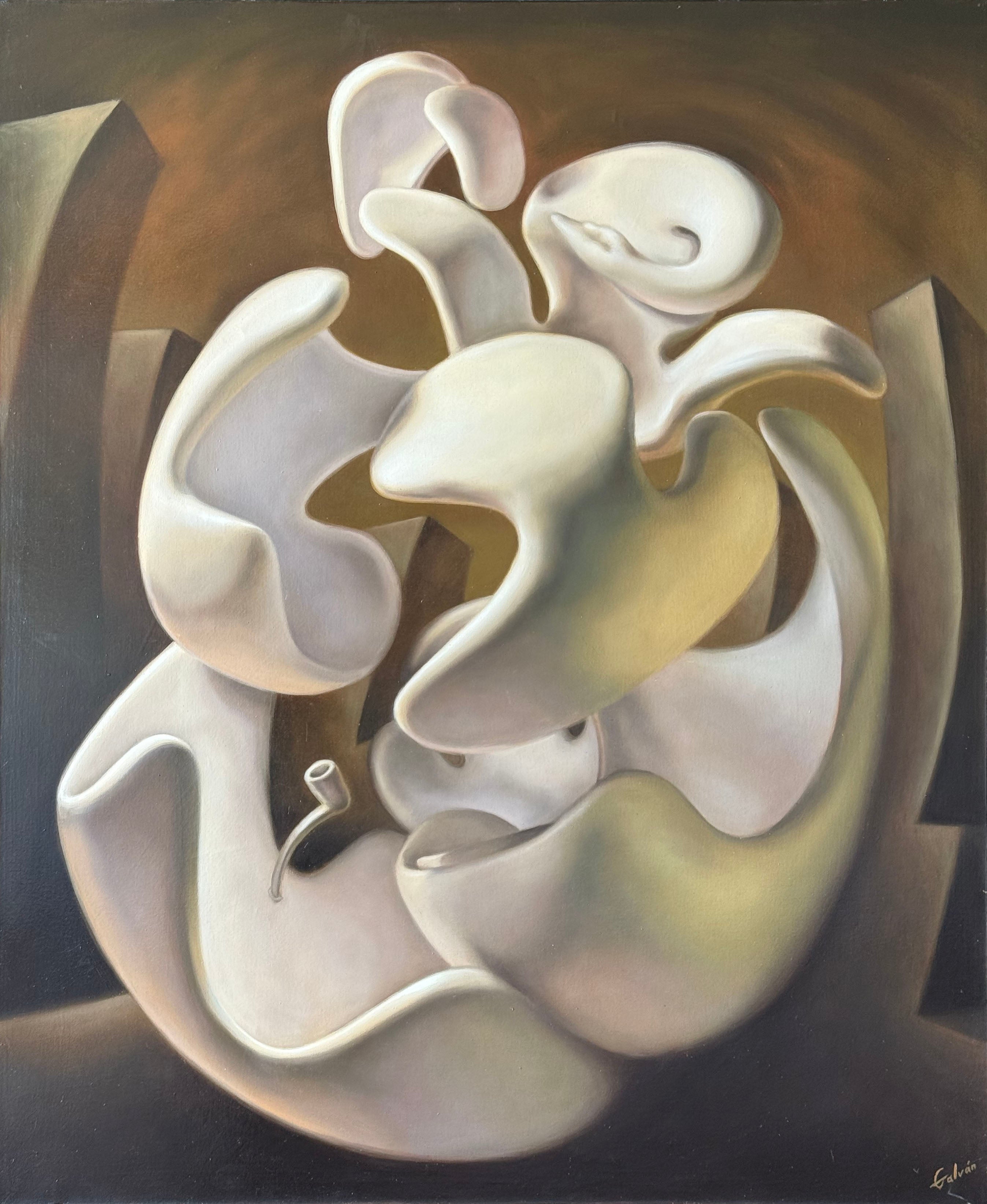 José Luis López Galván – El cisne de jacobsen / Óleo sobre tela – 100 x 120 cm – 1/1