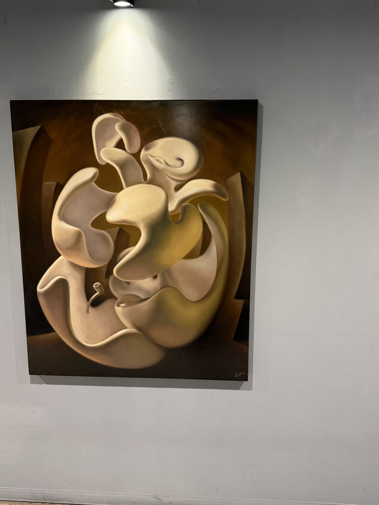 José Luis López Galván – El cisne de jacobsen / Óleo sobre tela – 100 x 120 cm – 1/1