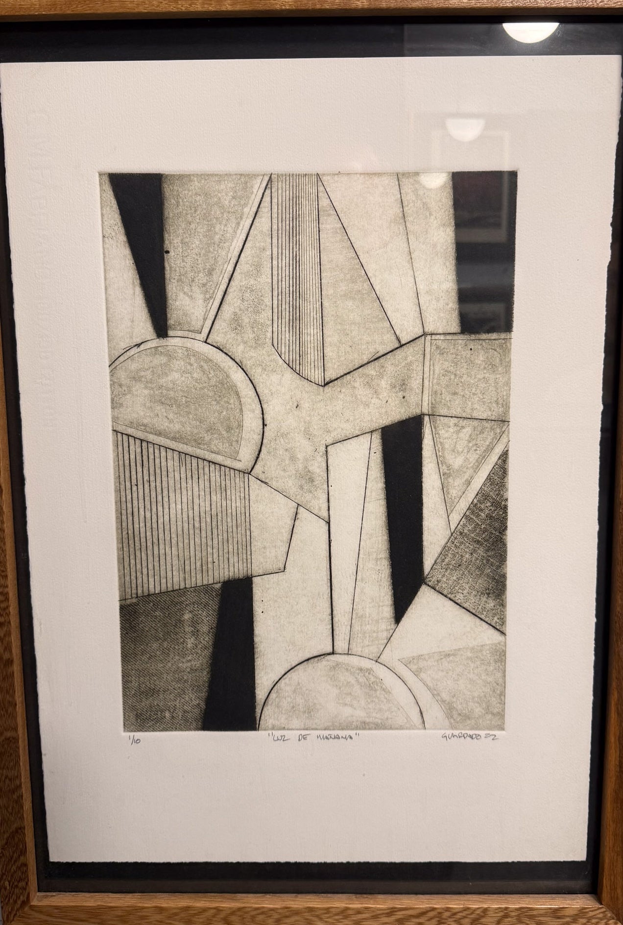 Manuel Guardado – Luz de mañana / Grabado sobre papel – 30 x 50 cm – 1/10