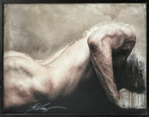 Yoel Diaz Galvez - Torso II / Mixta - Lienzo sobre madera - 80 x 60 cm