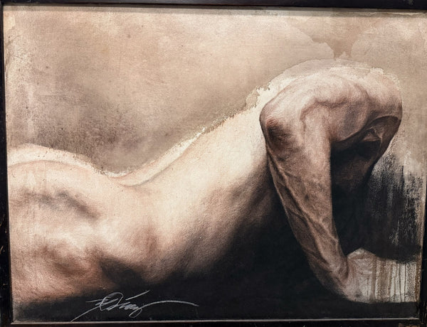 Yoel Díaz – Torso II / Mixta sobre lienzo sobre lienzo – 60 x 80 cm – 1/1