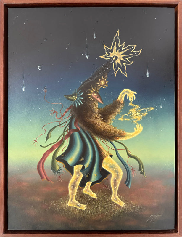 Juan Pedro Ponce – Danza Chamán / Óleo sobre tela – 90 x 120 cm – 1/1