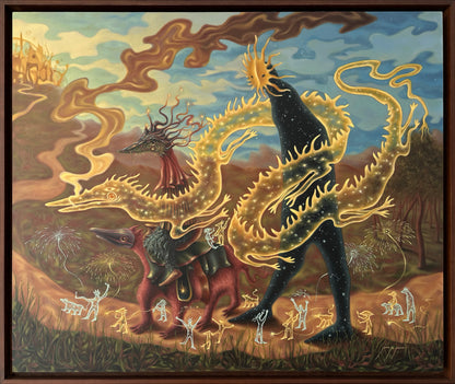 Juan Pedro Ponce – Unidad de Consciencia / Óleo  sobre tela – 180 x 150 cm – 1/1