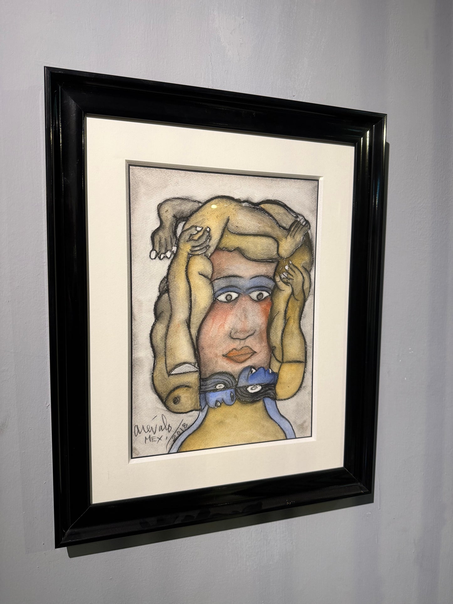 Javier Arévalo – Antes de negar con la cabeza, asegurate de que la tienes / Acuarela sobre papel – 23 x 33 cm – 45658