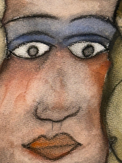 Javier Arévalo – Antes de negar con la cabeza, asegurate de que la tienes / Acuarela sobre papel – 23 x 33 cm – 45658