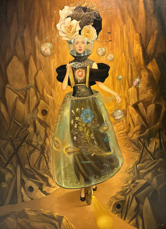 Armando Martinez - Intuición / Óleo sobre tela - 150 x 110 cm