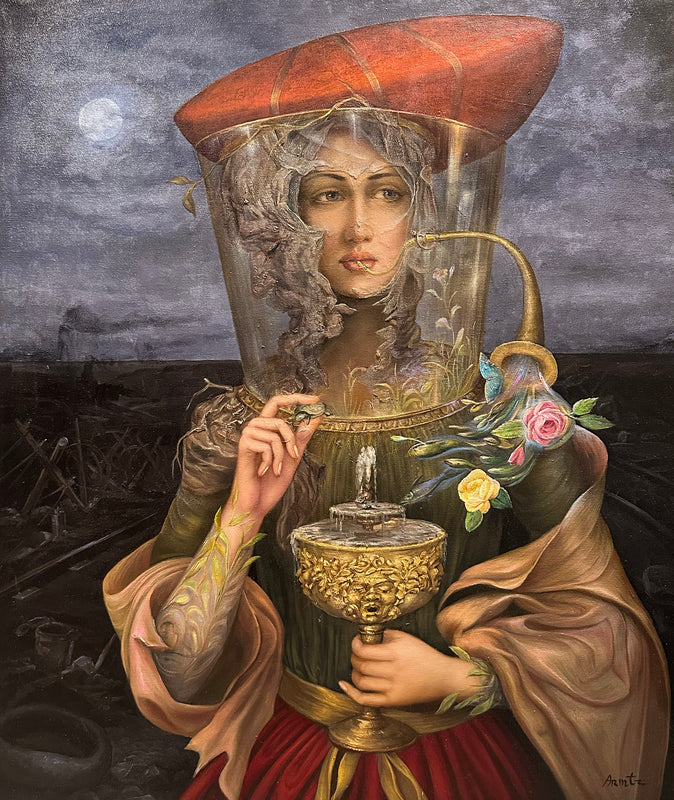 Armando Martinez – Un nuevo amanecer espiritual / Óleo  sobre tela – 65 x 75 cm – 1/1