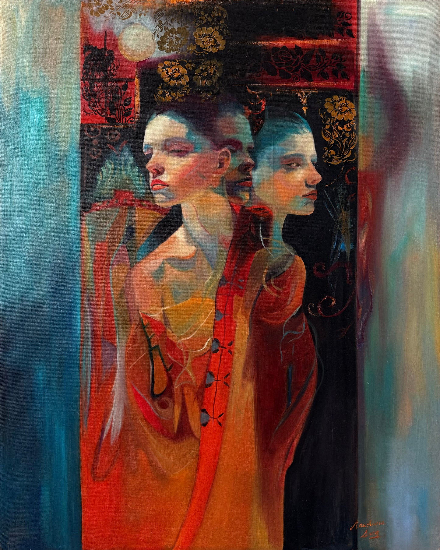 17 / Anastasia Sergeevna - Prisionera del 4to Campo / Óleo sobre Tela - 100 x 80 cm