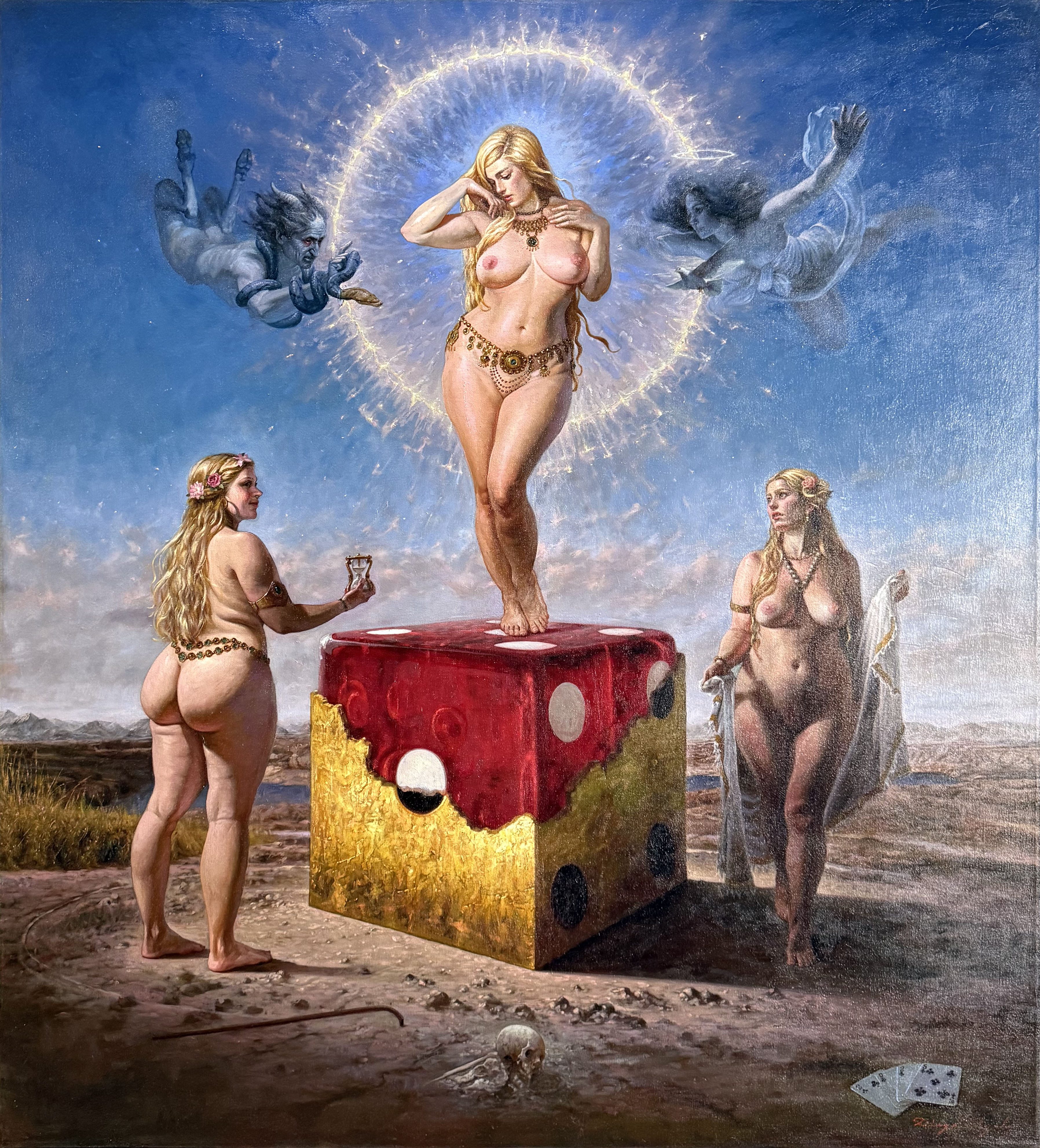 Diego Ayala – Terreno azaroso / Óleo sobre tela – 120 x 150 cm – 1/1