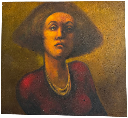 Daniel Kent - Mujer / Óleo sobre tela - 120 x 120 cm