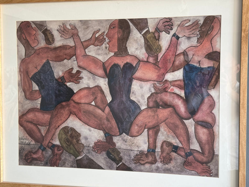 Javier Arévalo – ST El baile / Serigrafía sobre papel – 75 x 56 cm – 20/25