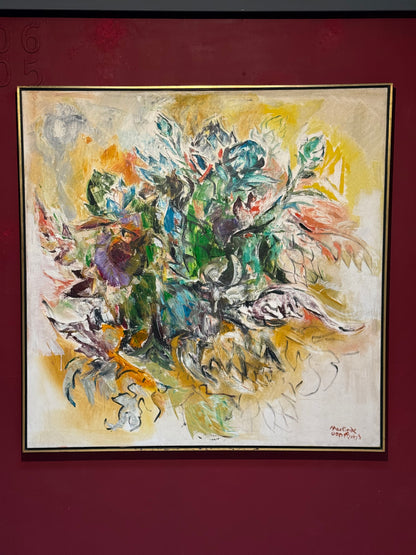 Marlinde Von Ruhs – Alcachofas / Óleo  sobre tela – 120 x 120 cm – 1/1