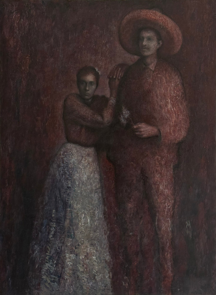 Pablo Rulfo – En la tierra / Mixta sobre tela – 140 x 190 cm – 1/1