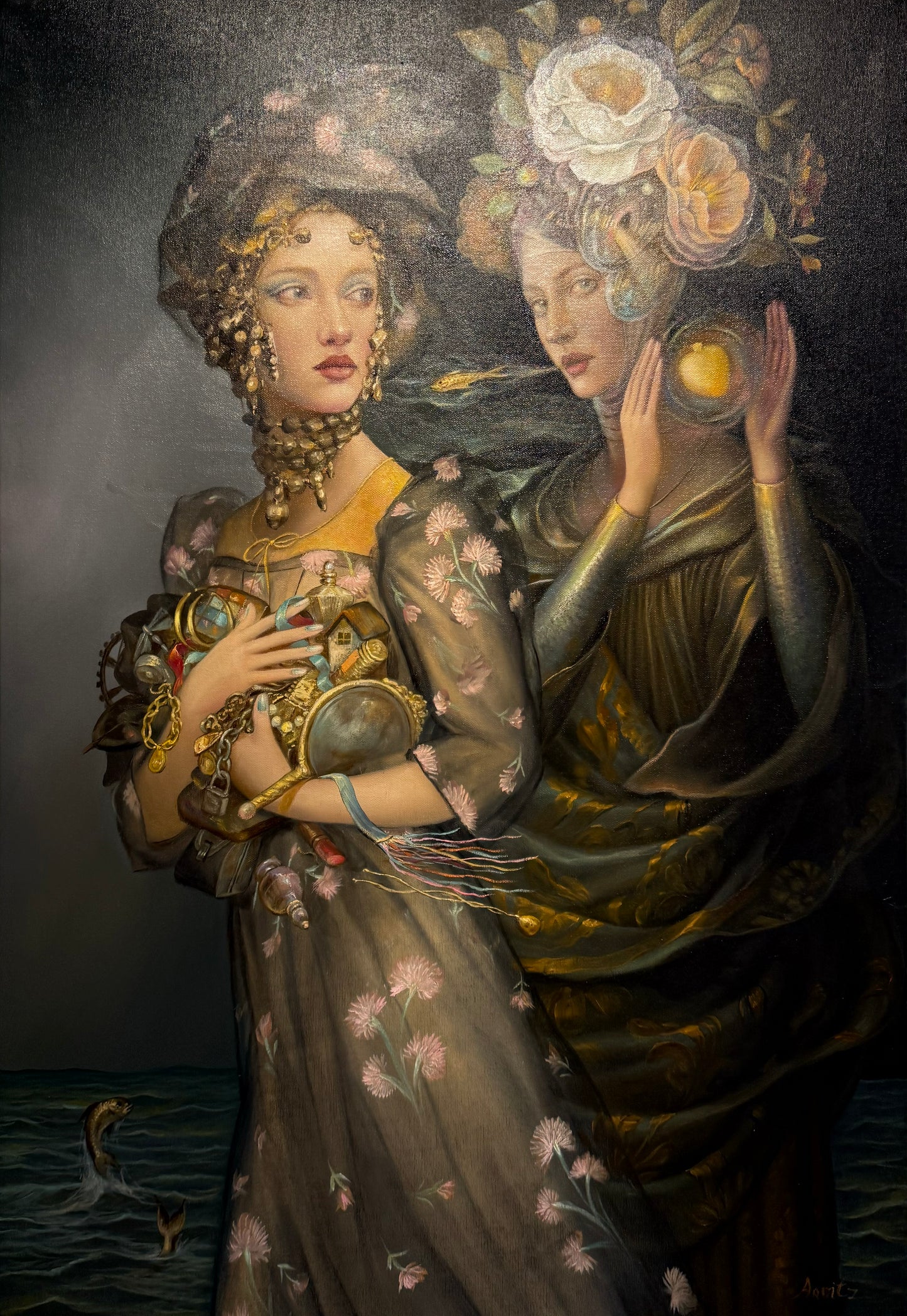 Armando Martinez – La elección / Óleo sobre tela – 60 x 85 cm – 1/1