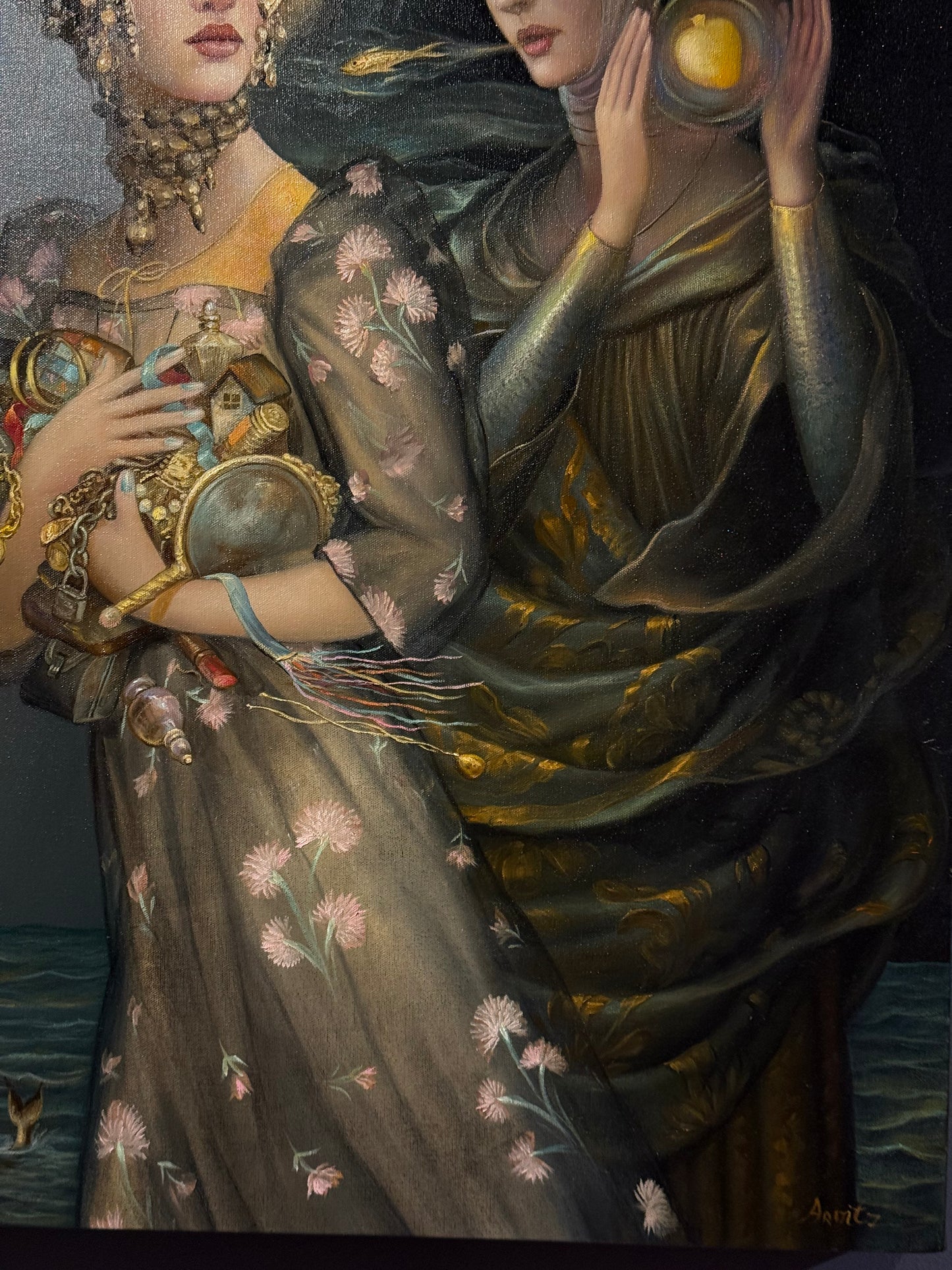 Armando Martinez – La elección / Óleo sobre tela – 60 x 85 cm – 1/1