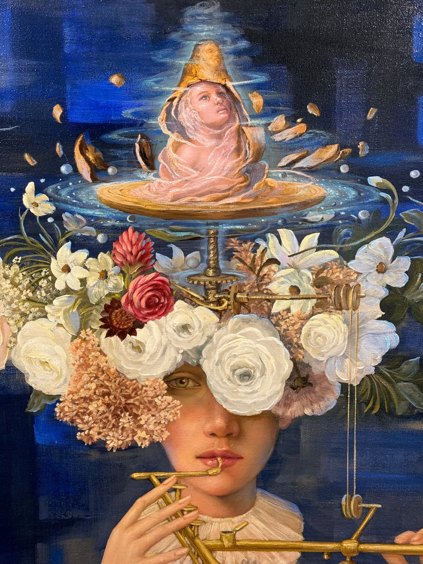 Armando Martinez – El alfarero / Óleo  sobre tela – 75 x 65 cm – 1/1