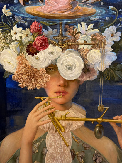 Armando Martinez – El alfarero / Óleo  sobre tela – 75 x 65 cm – 1/1