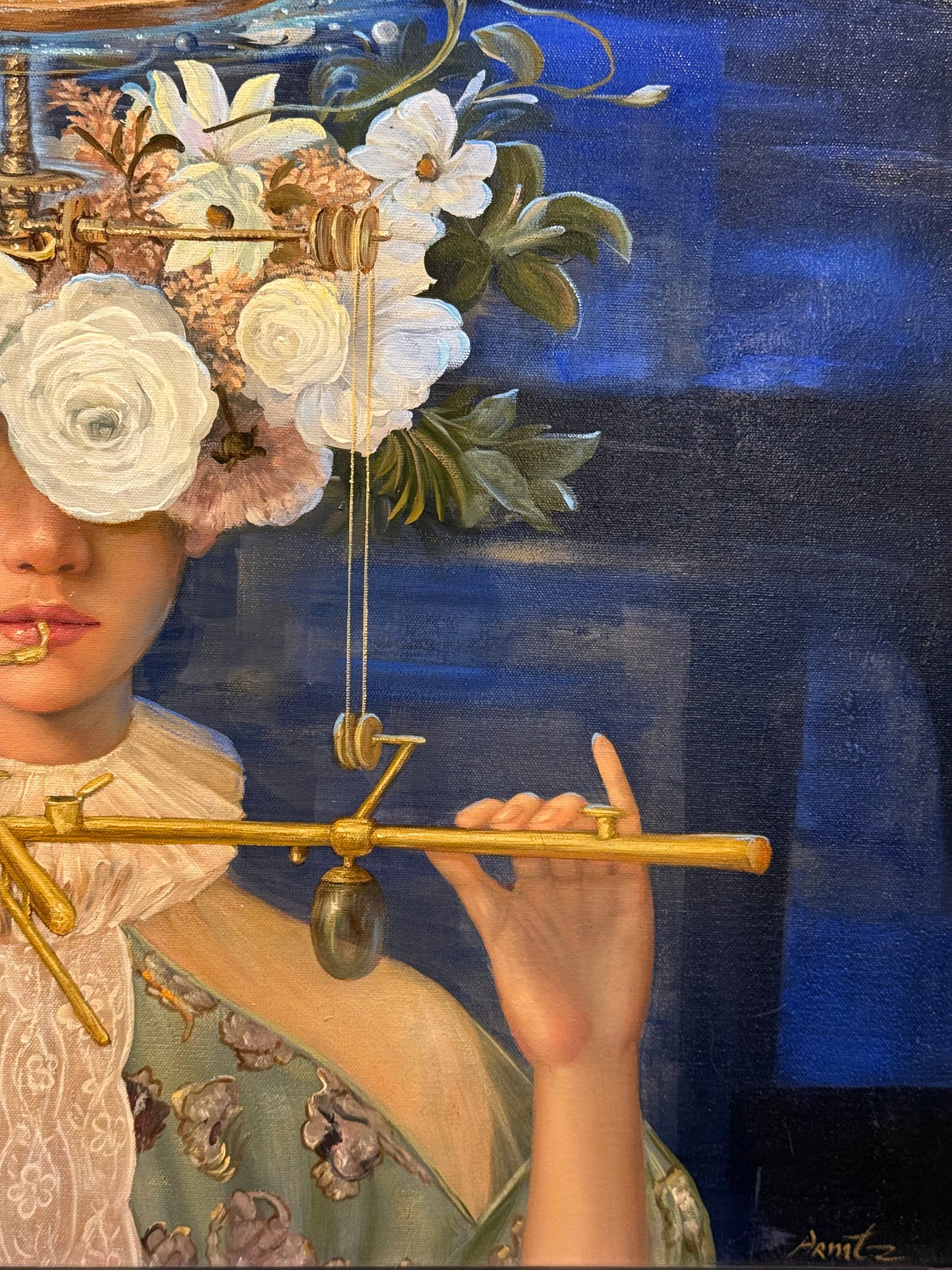 Armando Martinez – El alfarero / Óleo  sobre tela – 75 x 65 cm – 1/1