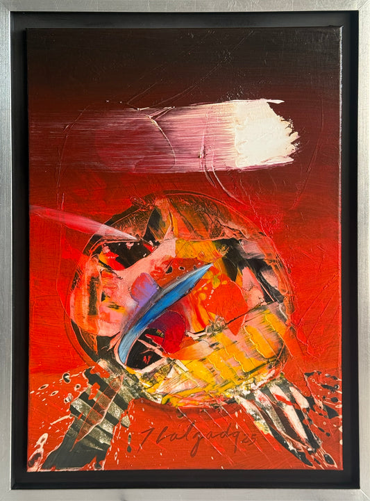 Lote 42 - Rafael Calzada - Despertar Onírico / Acrílico sobre tela - 70 x 50 cm