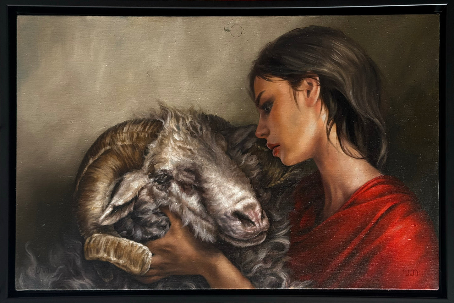 Lote 03 - Luciano Peredo - La muerte de Saturno / Óleo sobre lino - 52 x 80 cm