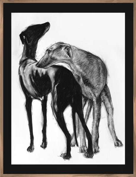 Paulina Goca – Complices / carboncillo sobre papel – 56 x 77 cm – 1/1