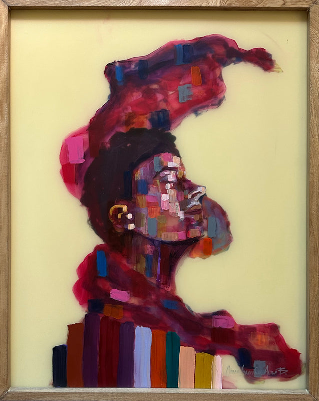 Omar García de Alba – Dialogos en silencio / Acrilico sobre papel – 62 x 81 cm – 1/1