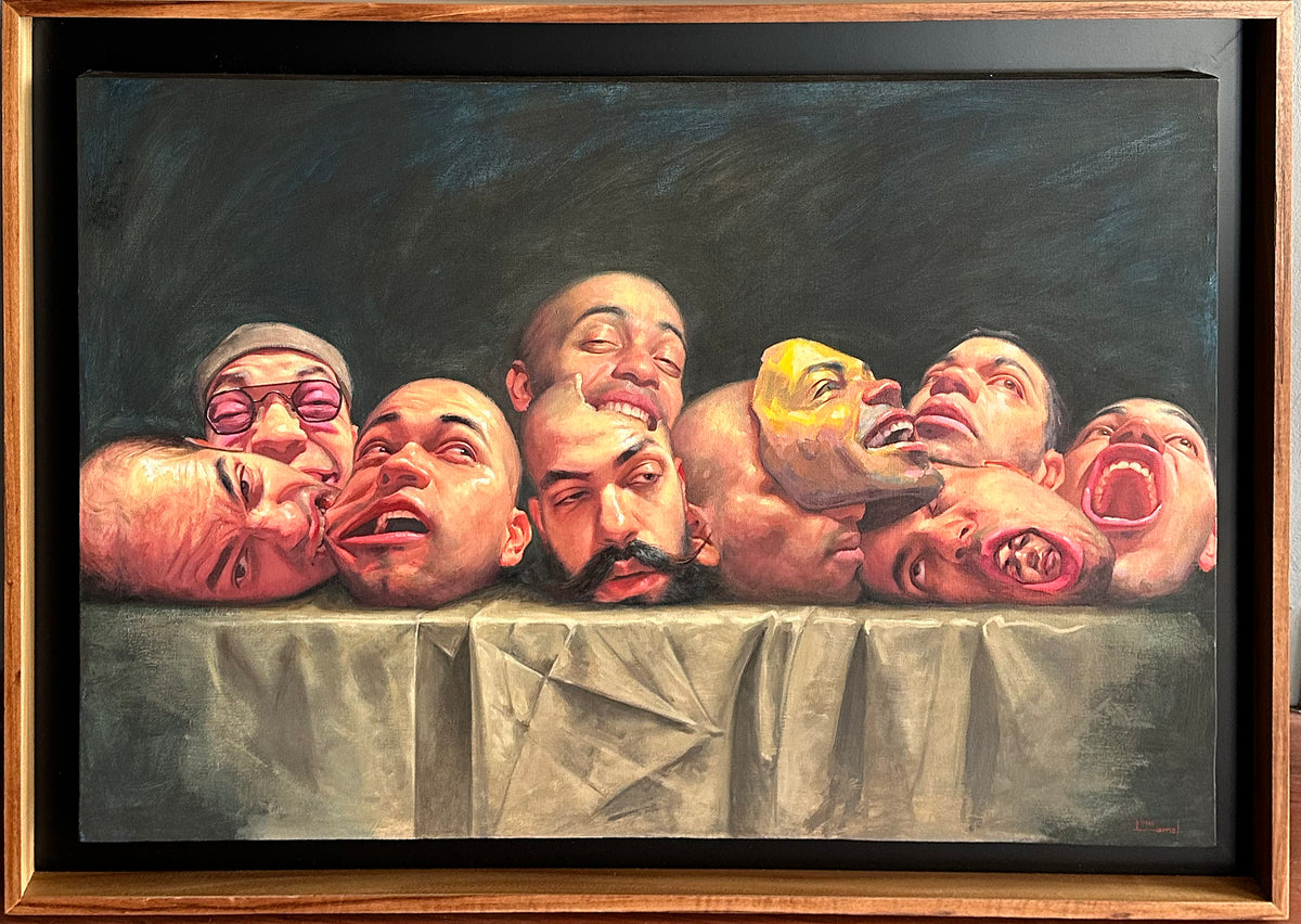 Daniel Lemal – No recuerdo cual de nosotros era yo / Óleo  sobre Lienzo – 100 x 67 cm – 1/1