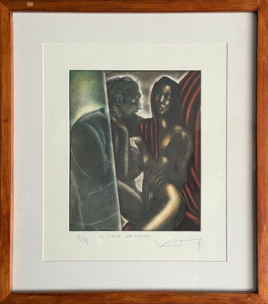 Pieza 46 - Daniel Kent - A través del espejo / Grabado - 40 x 30 cm