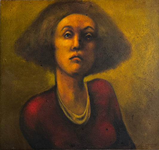 Pieza 01 - Daniel Kent - La extraviada / Óleo sobre tela - 120 x 120 cm