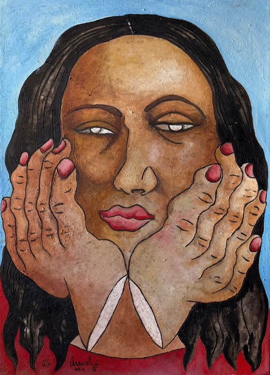 Javier Arévalo - No se lo que vi en ti / Óleo sobre tela - 170 x 120 cm