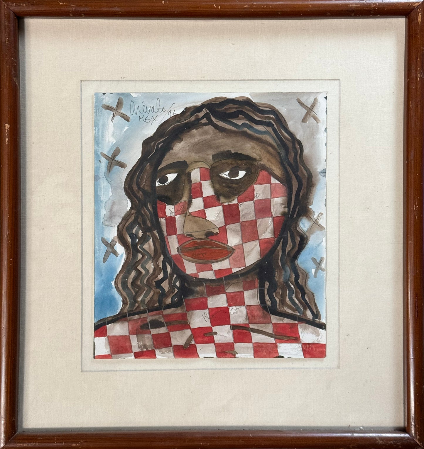 Javier Arévalo - Vida de cuadritos / Acuarela sobre papel - 33.5 x 28 cm