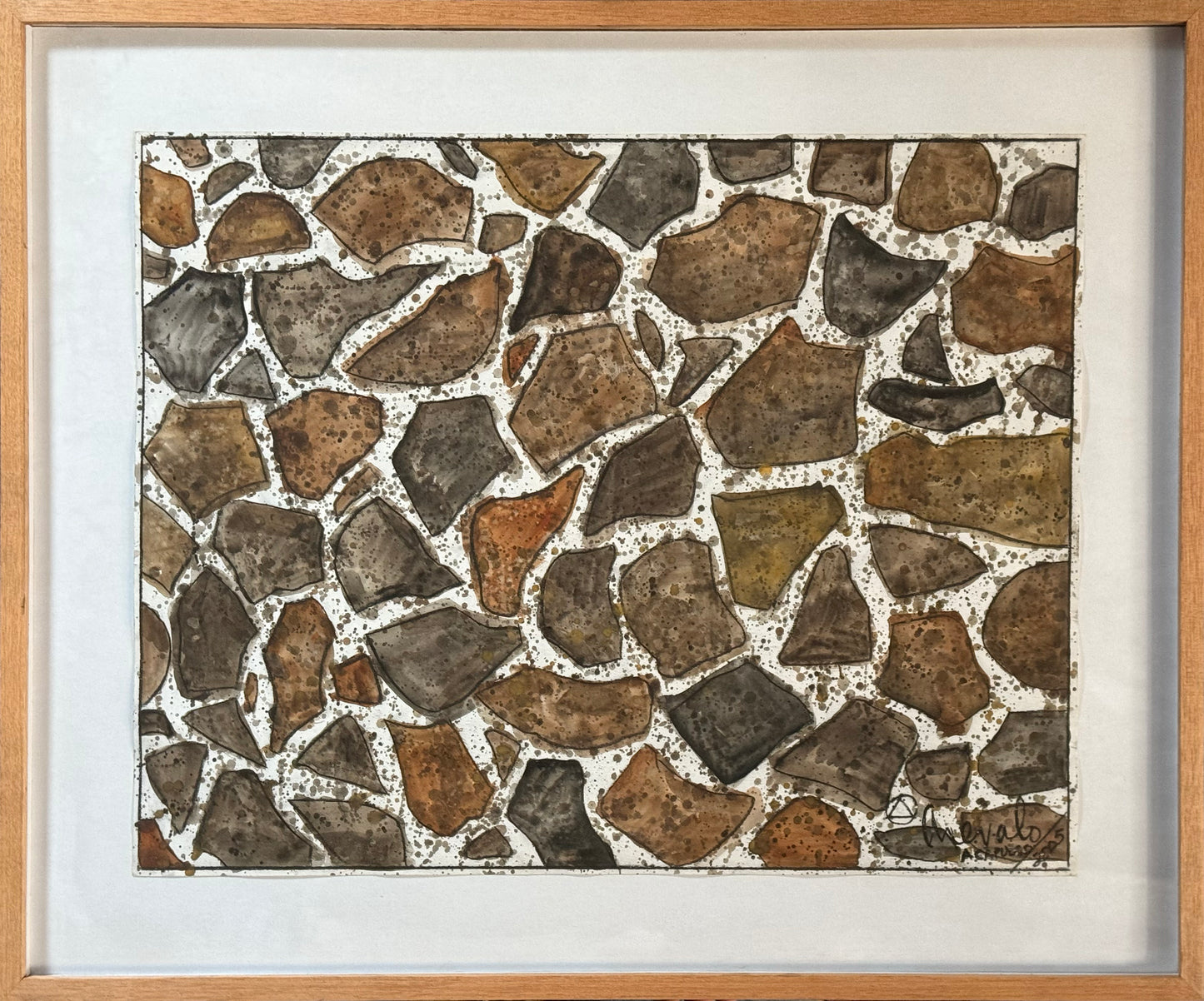 Javier Arévalo - Pared de Acapulco / Acuarela sobre papel - 50 x 65 cm