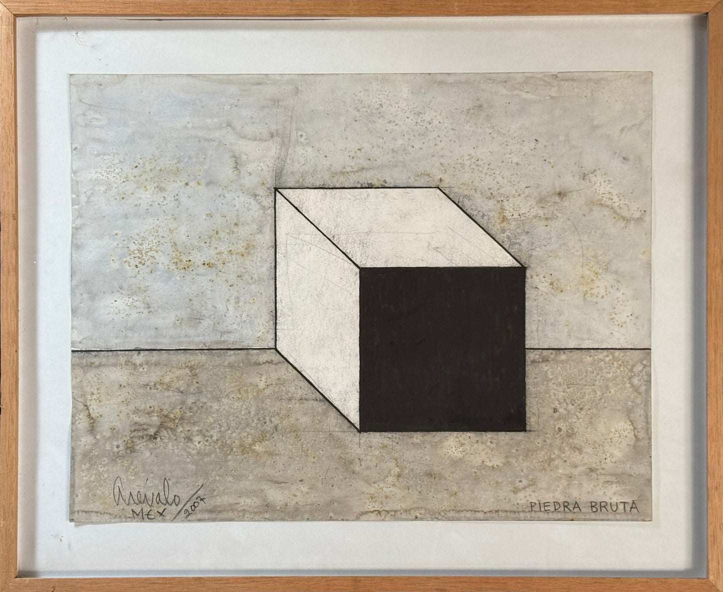 Javier Arévalo - Piedra Bruta / Acuarela sobre papel - 50 x 64 cm