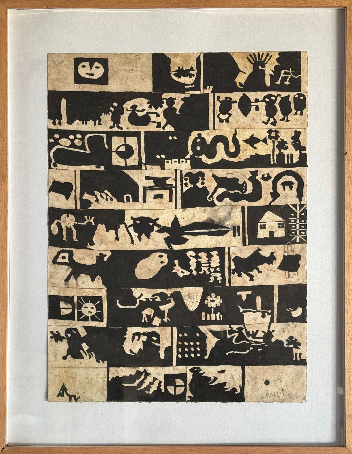 Javier Arévalo - Códice / Acuarela sobre papel - 74 x 54 cm