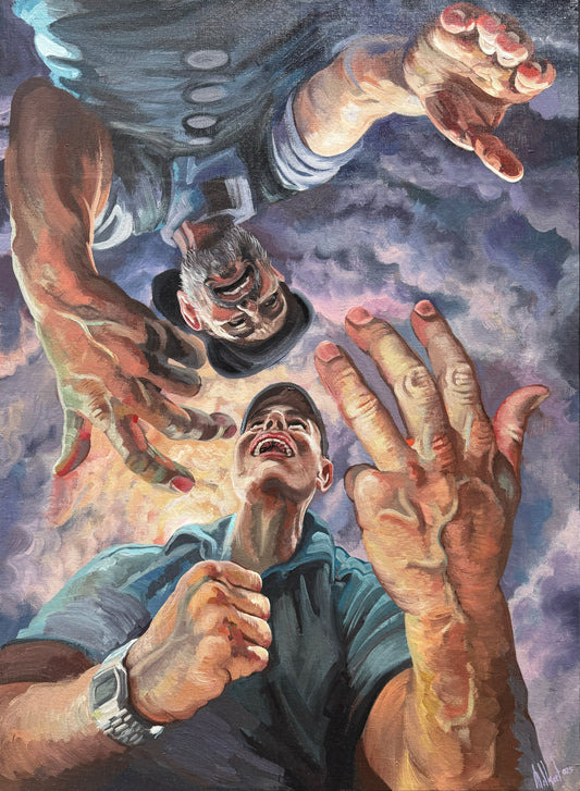 Pieza 38 - Homero Regla - "Murra" / acrilico sobre tela - 80 x 110 cm