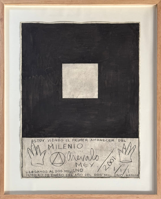 Javier Arévalo - El primer amanecer / Acuarela sobre papel - 75 x 56 cm