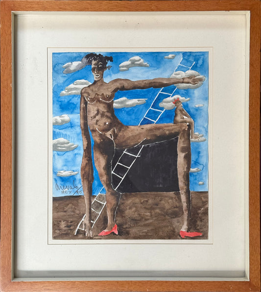 Javier Arévalo - El arco del triunfo / Acuarela sobre papel - 34 x 28 cm