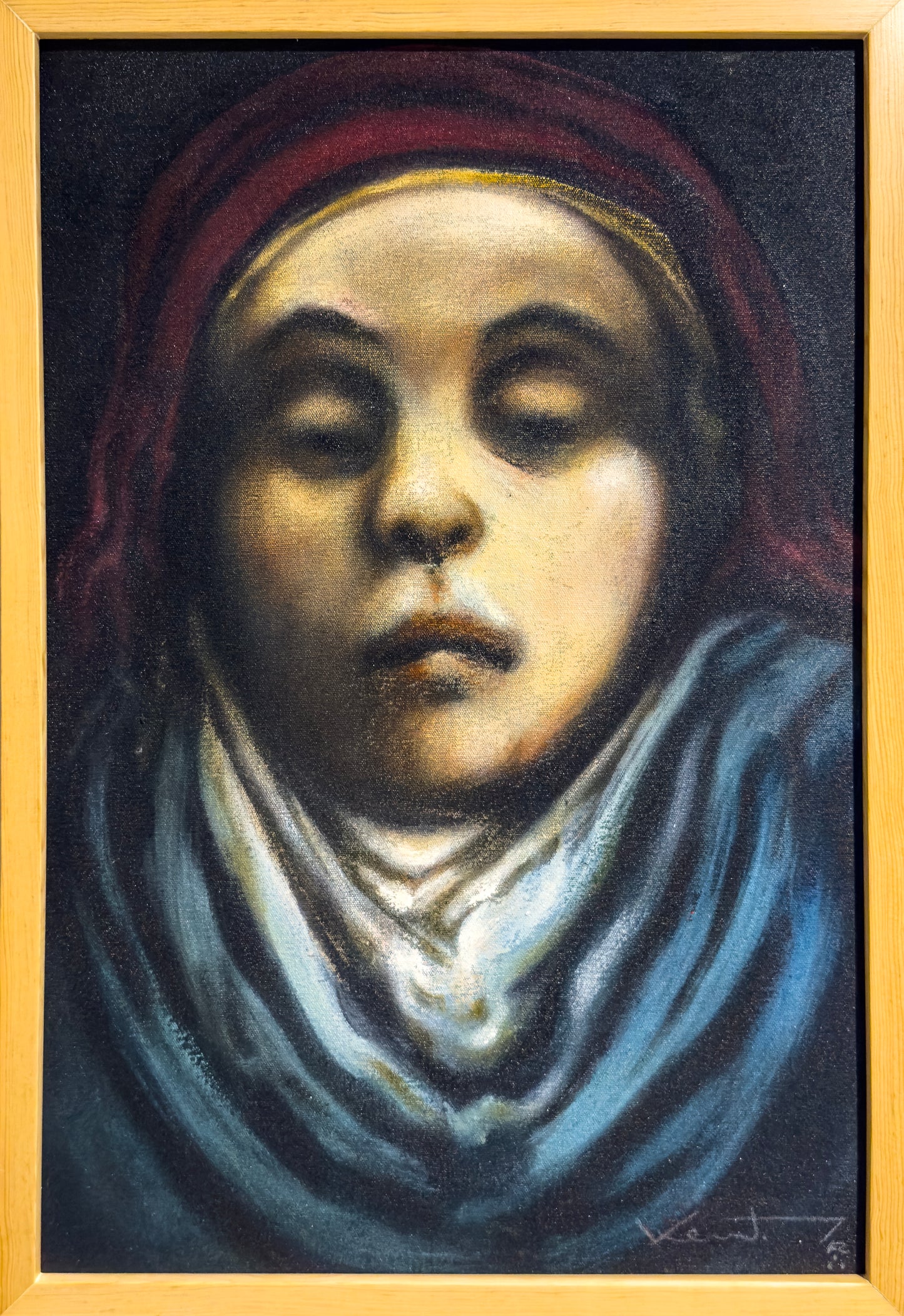 Pieza 07 - Daniel Kent - Serie Rostros / Acrílico sobre tela - 60 x 40 cm