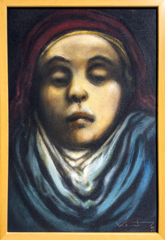 Pieza 07 - Daniel Kent - Serie Rostros / Acrílico sobre tela - 60 x 40 cm
